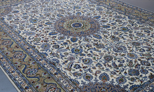 Kashan Pistachio Persian Rug (Ref 463) 360x240cm