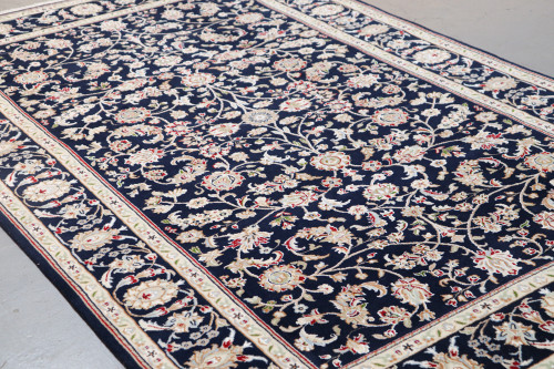 Nain Fine Wool and Silk Jaipur Rug (Ref 104) 250x155cm