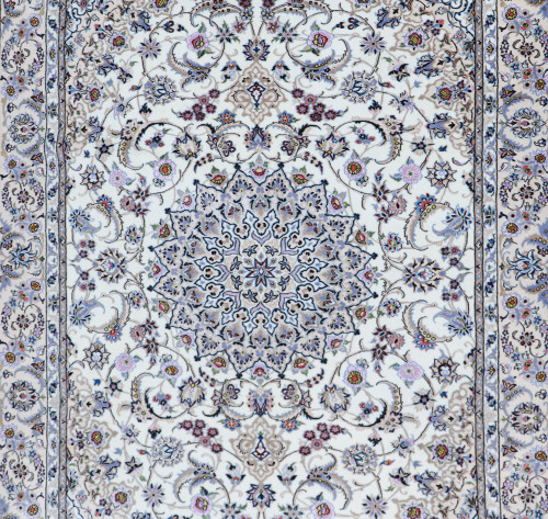 Nain Fine Wool and Silk Persian Rug 9L (Ref 709) 300x205cm