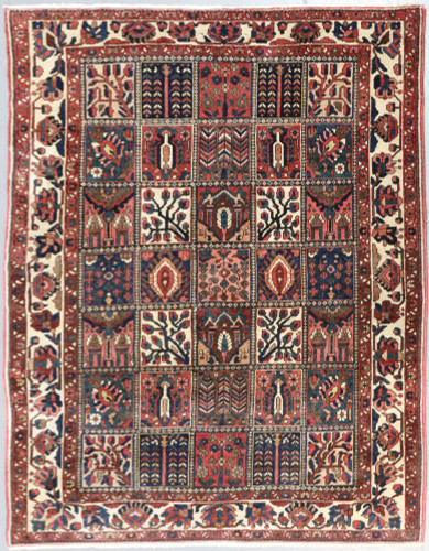  Bakhtiari Antique Persian Rug (Ref 67) 200x160cm