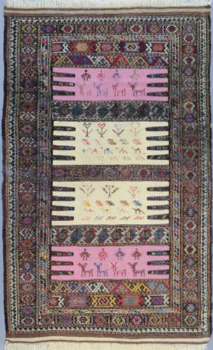 Persian Vintage Sumack Kilim Rug (Ref 456) 179x105cm