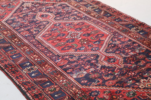 Hamadan Zenjan Vintage Persian Rug (Ref 458) 248x128cm