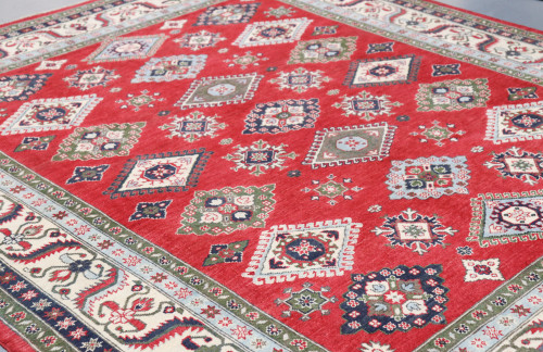 Kazak Afghan Veg Dye Rug (Ref 139) 299x240cm