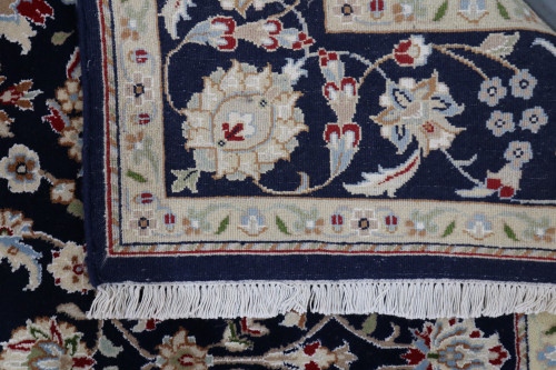 Nain Fine Wool and Silk Jaipur Rug (Ref 103) 253x155cm
