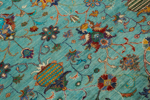 Suzani Khorjin Fine Veg Dye Rug (Ref 1022) 295x247cm