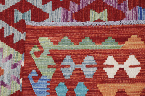 Veg Dye Afghan Kilim Fine (Ref 391) 400x311cm
