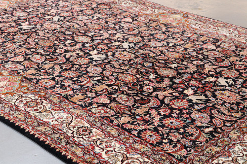 Bidjar Fine Wool & Silk Inlay Persian Rug (Ref 35) 315x205cm