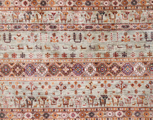  Kazak Suzani Khorjin Fine Veg Dye Rug (Ref 1001) 233x168cm