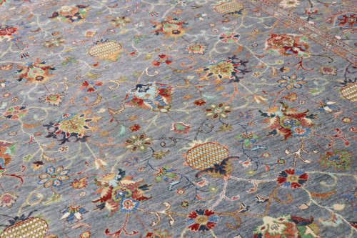 Khorjin Fine Floral Veg Dye Rug (Ref 120) 312x248cm