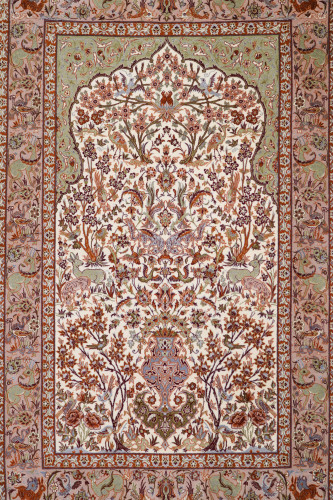 Isfahan Tree of Life Fine Persian Rug (Ref 73a) 170x110cm