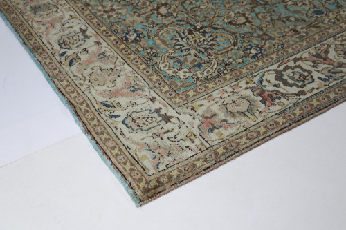 Kerman Vintage Zero Pile Persian Rug (Ref 100830) 358x240cm