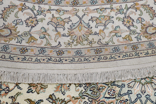 Kashmir Circular Pure Silk Round Rug (Ref 156) 270x270cm
