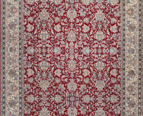  Kashmir Pure Silk Red Rug (Ref 2004) 247x170cm