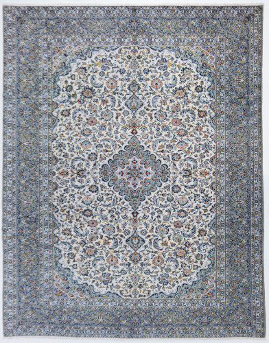 Kashan Pistachio Vintage c1950 Persian Rug (Ref 100971) 410x306cm