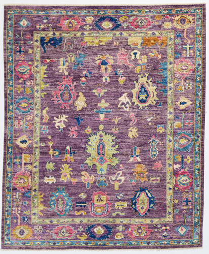 Chobi Oushak Fine Veg Dye Rug (Ref 1112) 301x243cm