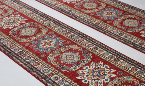 Kazak Pair Fine Veg Dye Runners (Ref 709a) 317x79cm