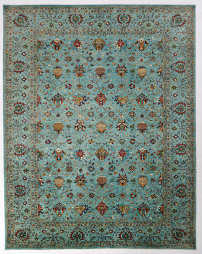 Suzani Khorjin Pictorial Fine Veg Dye Rug (Ref 115) 406x305cm
