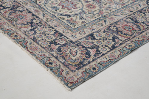 Fine Zero Pile Kashan Vintage Persian Rug (Ref 249) 358x306cm