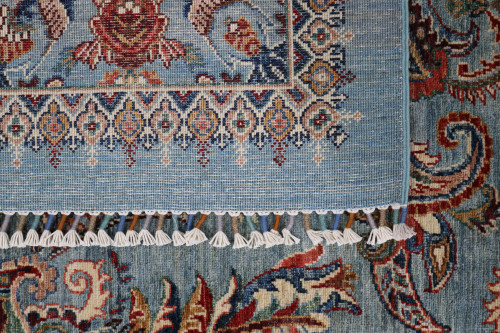  Suzani Khorjin Pictorial Fine Veg Dye Rug (Ref 108) 290x251cm