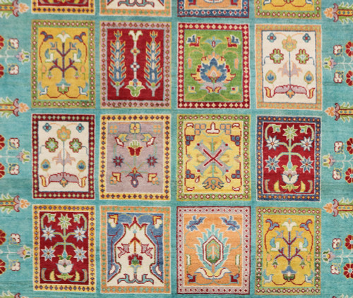 Suzani Khorjin Pictorial Fine Veg Dye Rug (Ref 134) 239x174cm