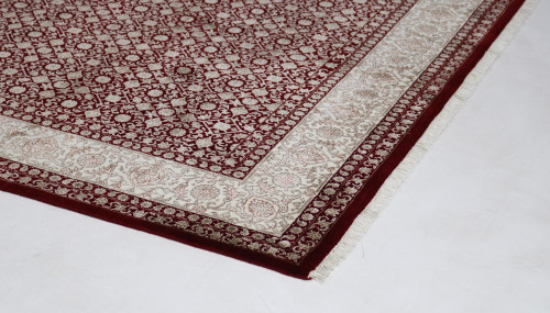 Herati Tabriz Jaipur Rug Wool and Silk (Ref 39) 245x173cm