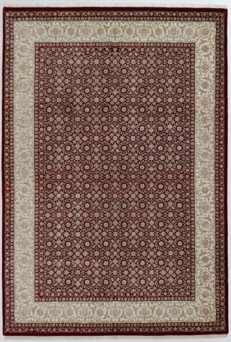 Herati Tabriz Jaipur Rug Wool and Silk (Ref 39) 245x173cm