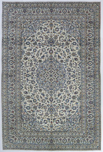 Kashan Ivory Persian Rug (Ref 111) 363x238cm