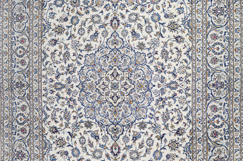 Kashan Ivory Persian Rug (Ref 111) 363x238cm