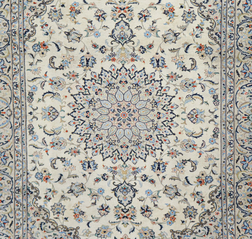 Kashan Pistachio Persian Rug (Ref 20) 343x244cm