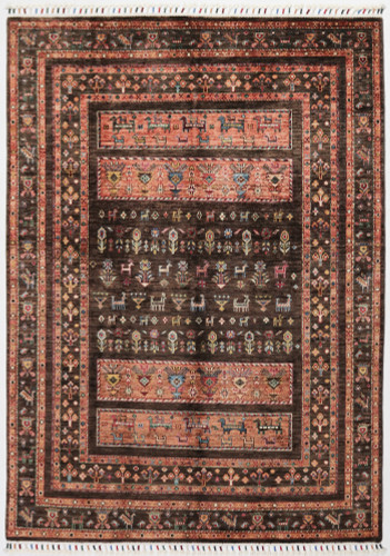 Suzani Khorjin Fine Veg Dye Rug (Ref 23) 207x152cm