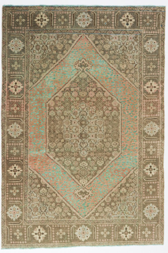 Zero Pile Kirman Vintage Persian Rug (Ref 62) 286x195cm