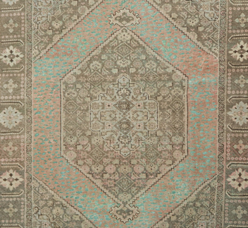 Zero Pile Kirman Vintage Persian Rug (Ref 62) 286x195cm