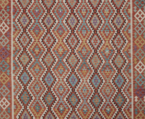 Veg Dye Afghan Kilim Fine (Ref 292) 344x259cm