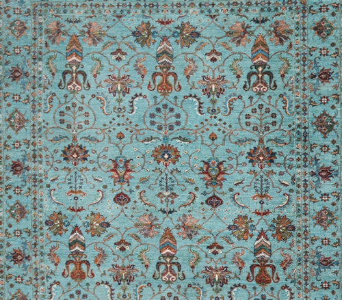 Suzani Khorjin Pictorial Fine Veg Dye Rug (Ref 4004) 293x248cm