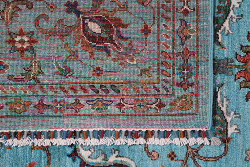 Suzani Khorjin Pictorial Fine Veg Dye Rug (Ref 4009) 303x207cm