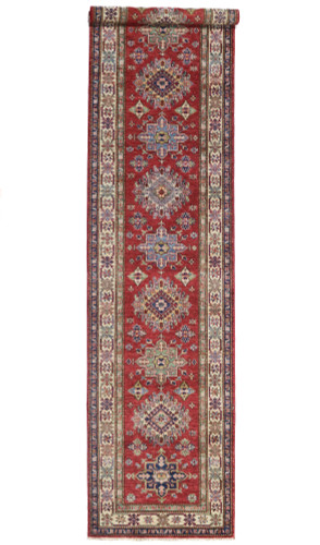 Kazak Farahan Veggie Dye Runner (Ref 4083) 378x83cm