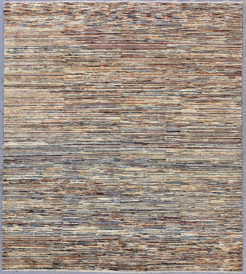 Chobi Linear Veggie Dye Rug (Ref 3336) 288x246cm