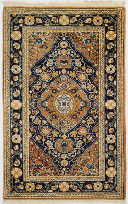Qum Vintage Persian Rug (Ref 198) 155x91cm