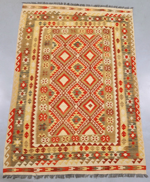 Veggie Dye Afghan Kilim (Ref 1791) 257x173cm