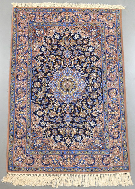 Isfahan Fine Vintage Persian Rug (Ref 55) 162x110cm