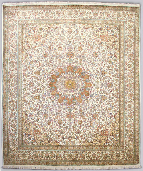 Kashmir Classic Pure Silk Rug (Ref 1272) 307x249cm