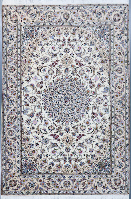 Nain Fine Wool and Silk Persian Rug 9L (Ref 709) 300x205cm