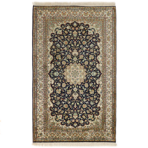 Kashmir Fine Pure Silk Rug (Ref 3128) 155x96cm
