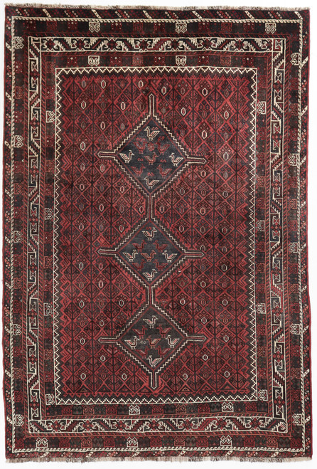 Shiraz Qashqai Fine Persian Rug (Ref 450) 270x177cm - Persian Rug Co.