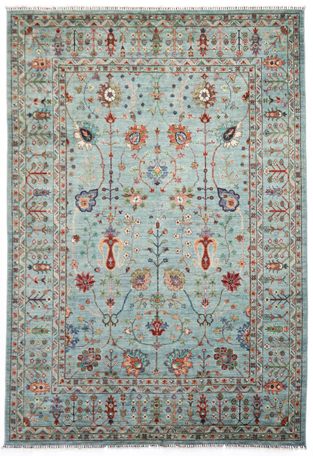 Suzani Khorjin Pictorial Fine Veg Dye Rug (Ref 4012) 300x210cm