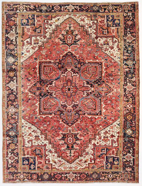 Heriz Vintage Persian Rug (Ref 213) 346x257cm