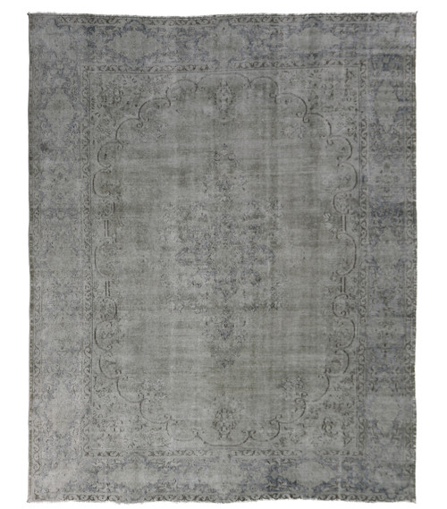 Kerman Vintage Zero Pile Persian Rug (Ref 6040) 360x274cm