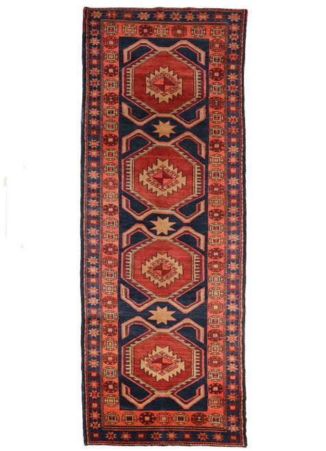 Hamadan Vintage Malayer Persian Runner (Ref 84) 332x114cm