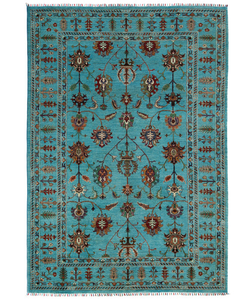 Suzani Khorjin Pictorial Fine Veg Dye Rug (Ref 6013) 245x171cm Suzani Khorjin Pictorial Fine Veg Dye Rug (Ref 6013) 245x171cm