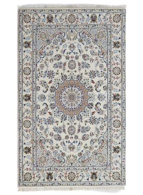 Nain Fine Jaipur Wool Silk Inlay Rug (Ref 2909) 178x110cm